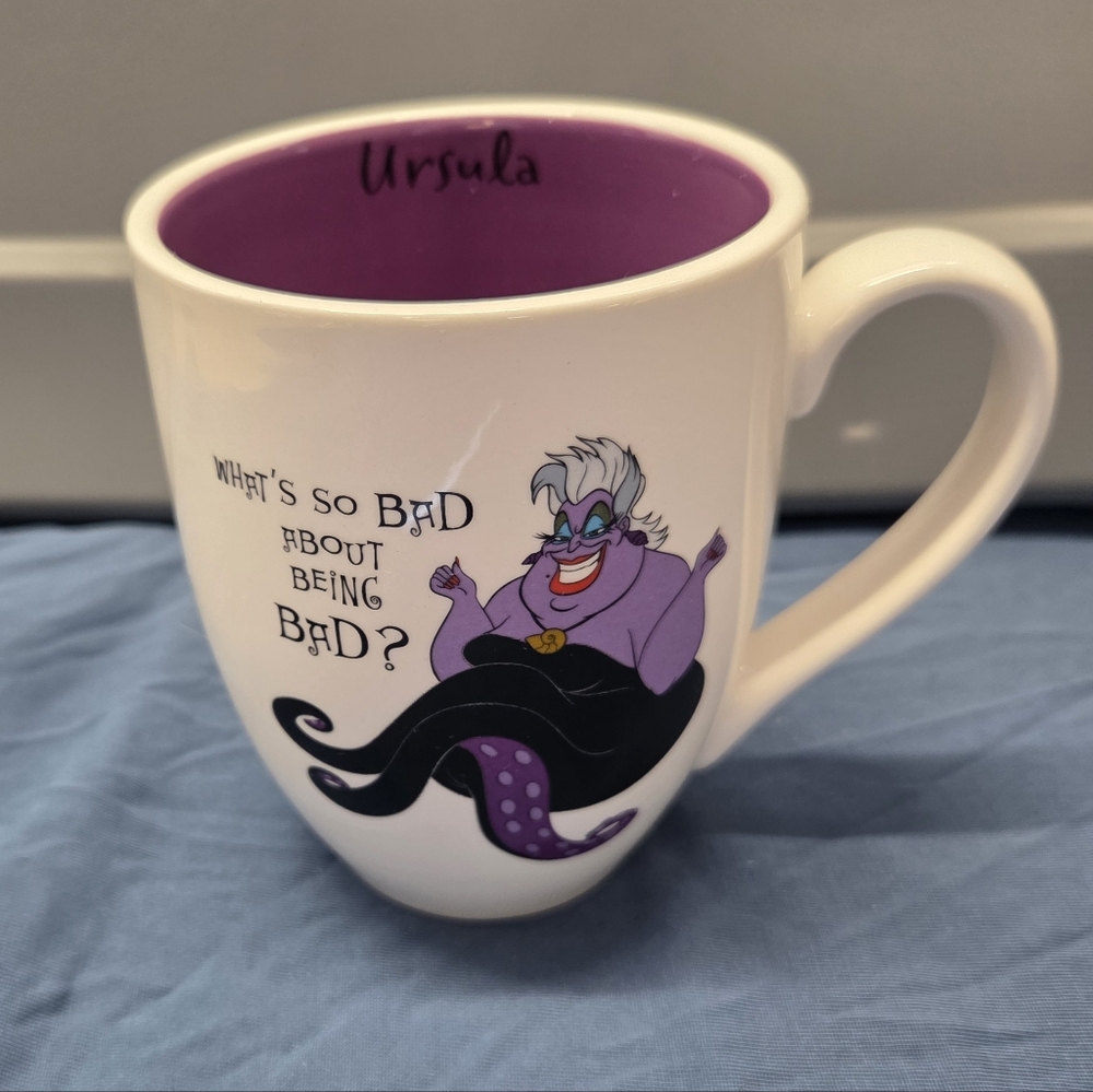 Disney The Little Mermaid Ursula Coffee Mug What's So Bad About Being Bad? Cup